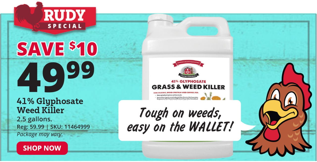 41% Glyphosate Grass & Weed Killer, 2.5 Gallon - 05200-102