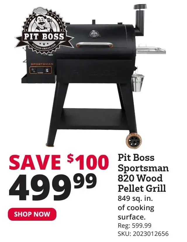 Pit Boss Sportsman 820 Wood Pellet Grill - 10537