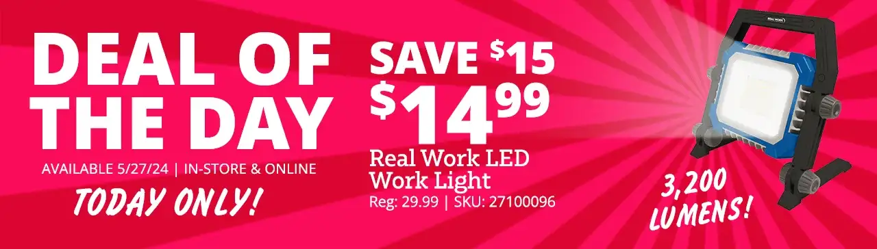Real Work Lighting™ 3200 Lumen LED Work Light - CL-WL32