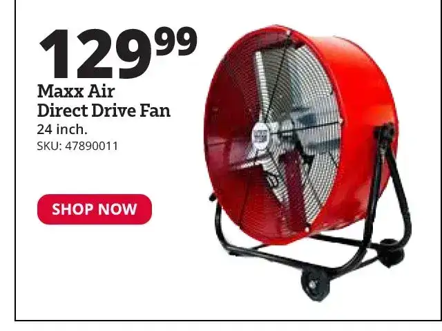 24" Maxx Air Direct Drive Fan - DR24