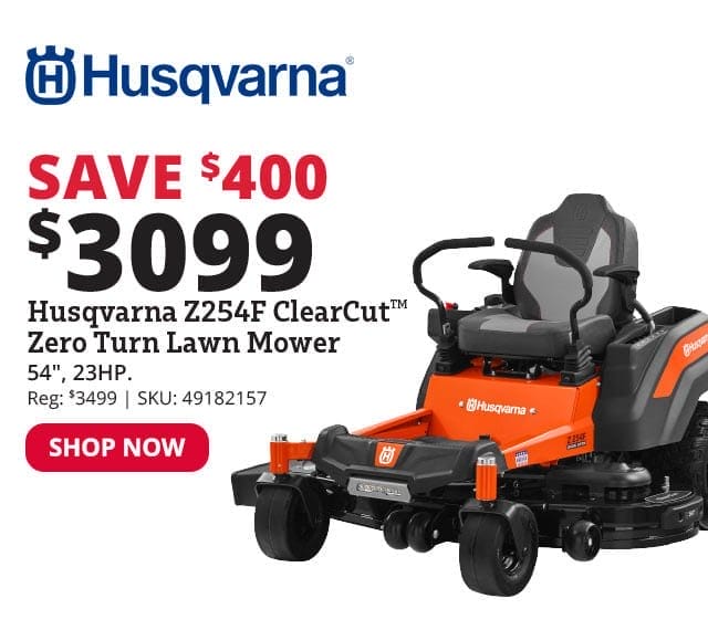 Husqvarna Z254F ClearCut™ 54" 23HP Zero Turn Lawn Mower - 967954001