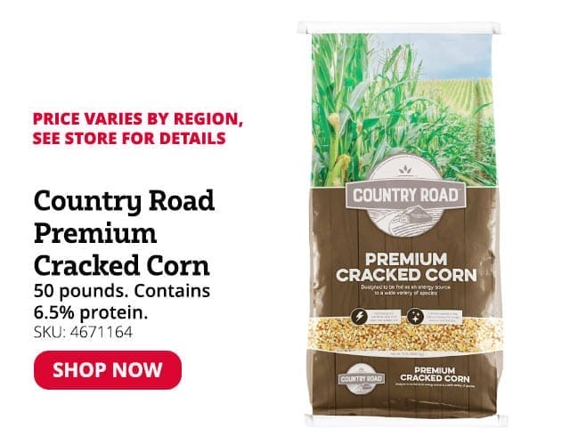 Country Road Premium Cracked Corn, 50 lb. Bag