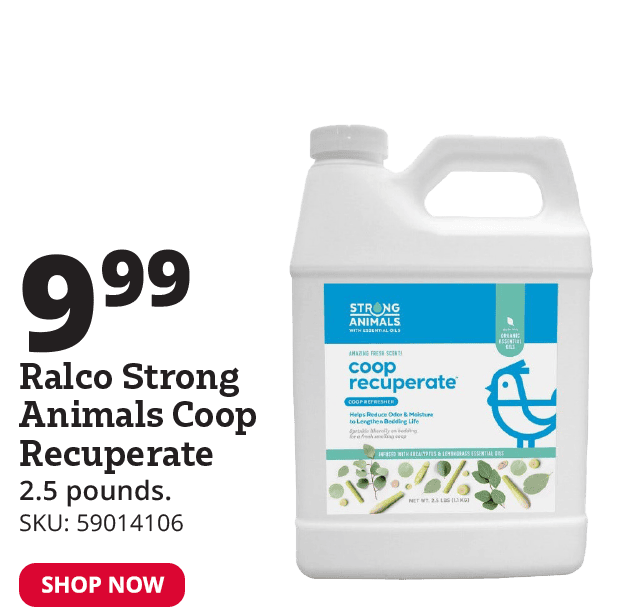 Ralco Strong Animals Coop Recuperate, 2.5 Lb. - 4106-2.5