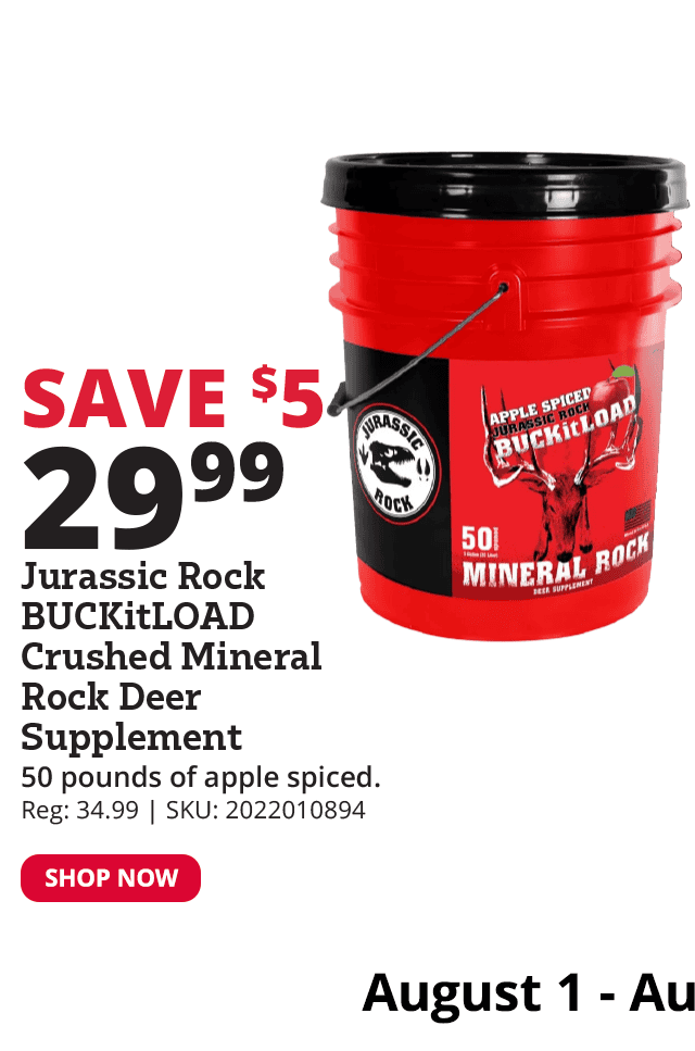 Jurassic Rock BUCKitLOAD Deer Supplment