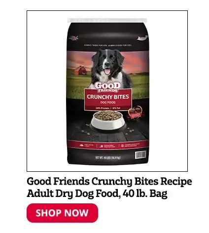 Good Friends Crunchy Bites Recipe Adult Dry Dog Food, 40 lb. Bag