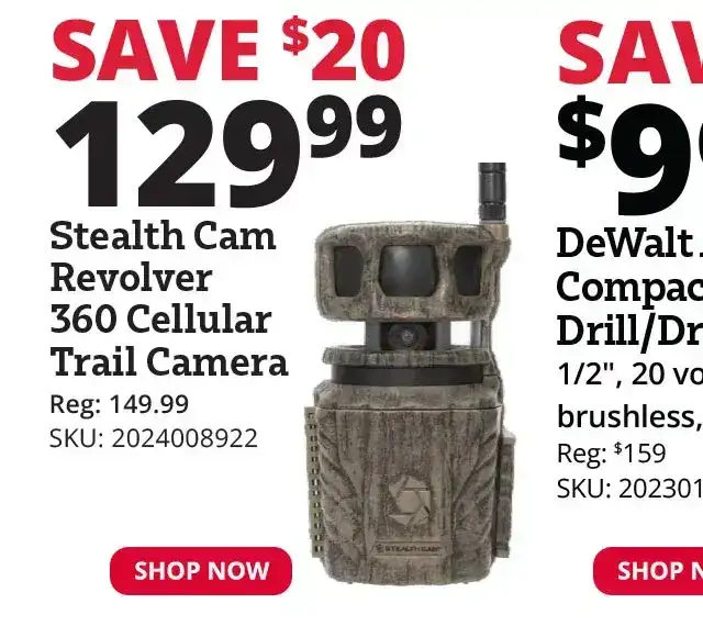 Stealth Cam Revolver 360 Cellular Trail Camera - STC-RVLR