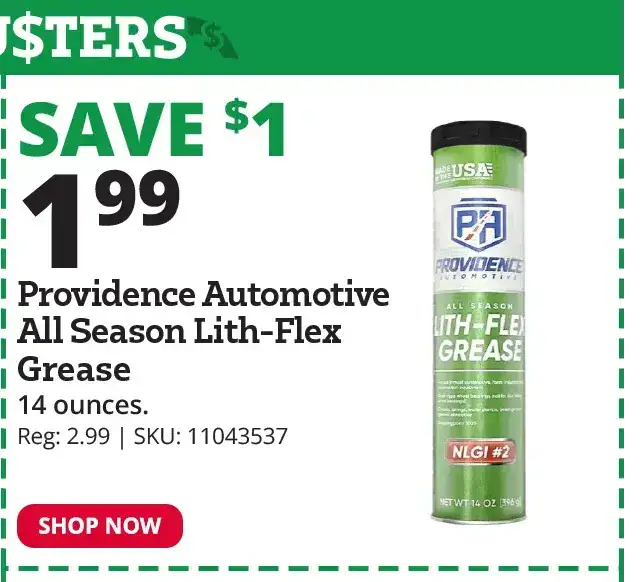 Providence Automotive Premium Lith-Flex Grease as 50, 14 oz. - PA-LIT14G