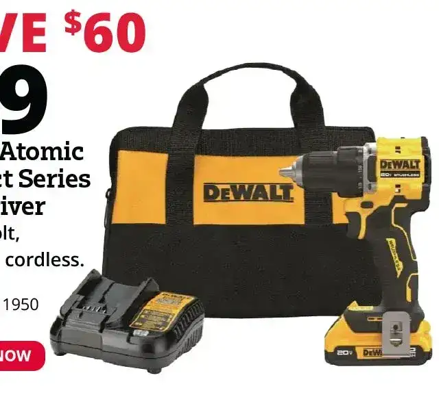 DEWALT® Atomic Compact Series™ 20V MAX* Brushless Cordless 1/2" Drill/Driver - DCD794D1