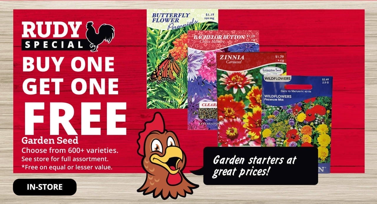 BOGO Free Garden Seed