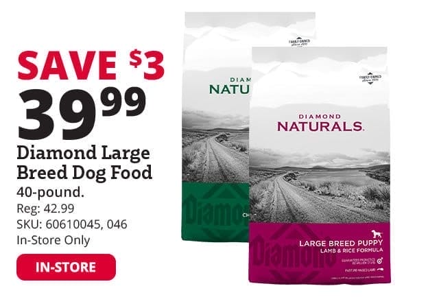 Diamond Naturals Large Breed Dog Food