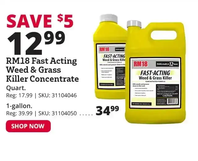 RM18 Fast Acting Weed & Grass Killer Concentrate