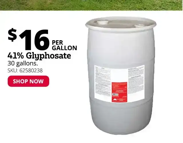 41% Glyphosate, 30 Gallon Drum - 10007151