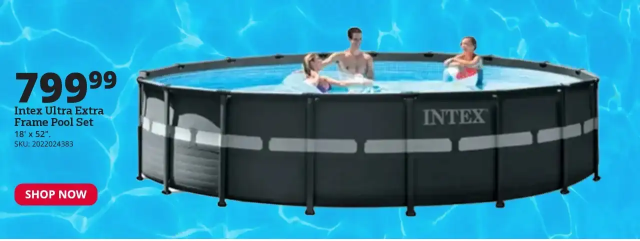 Intex 18'x52" Ultra Extra Frame Pool Set - 26329EH