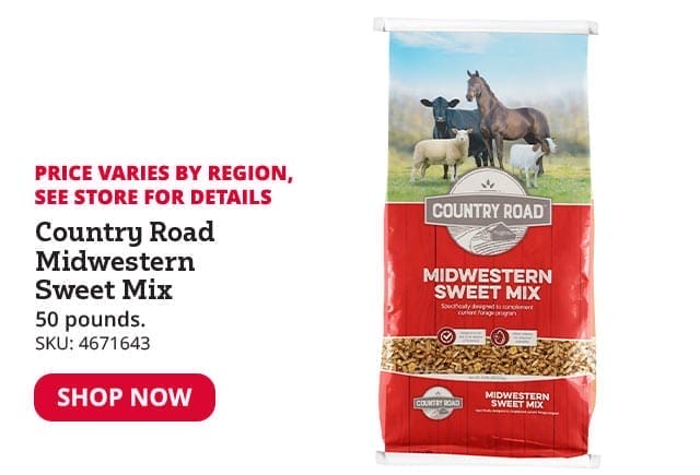 Country Road Midwestern Sweet Mix Feed, 50 lb. Bag