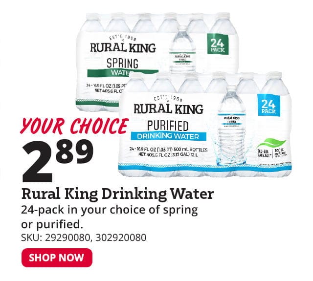 Rural King Drinking Water