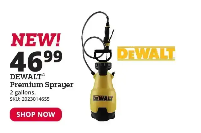 DEWALT® 2 Gallon Premium Sprayer - 190612