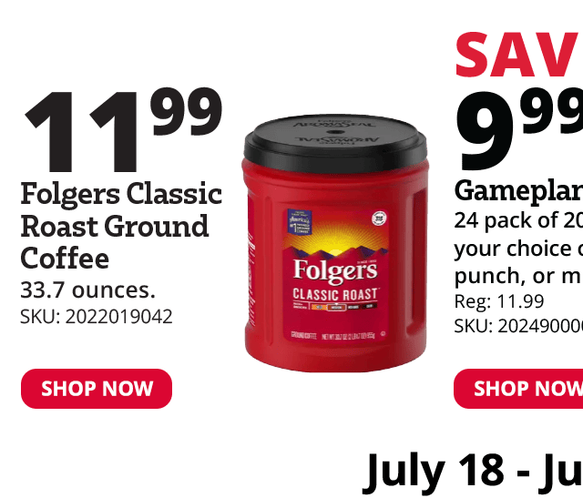 Folders Classic Roast Ground Coffee