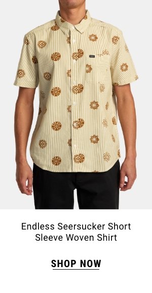 Endless Seersucker Short Sleeve Woven Shirt