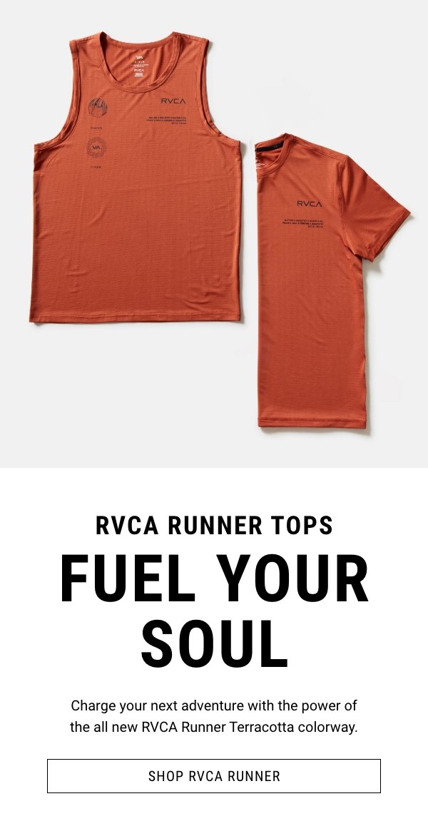 RVCA Runner Terracotta