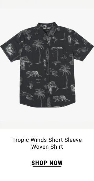 Tropic Winds Short Sleeve Woven Shirt