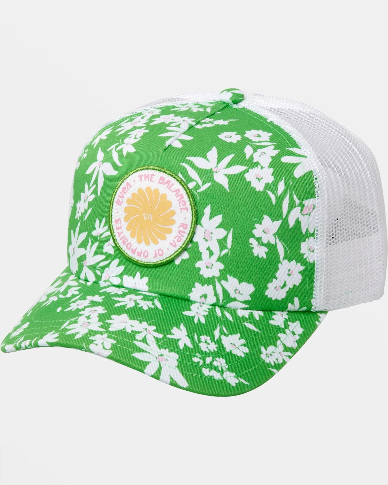 Image of Petals Trucker Hat - Classic Green