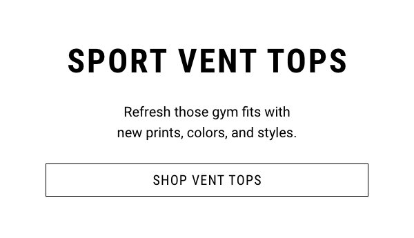 Sport Vent Tops