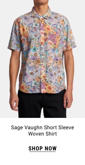 Sage Vaughn Short Sleeve Woven Shirt