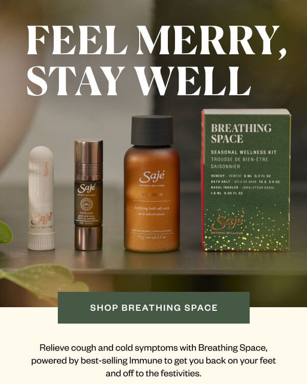 Feel Merry, Stay Well. Shop Breathing Space. Relieve cough and cold symptoms with Breathing Space powered by best-selling Immune to get you back on your feet and off to the festivities.