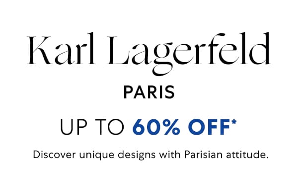 Karl Lagerfeld - Up To 60% Off*