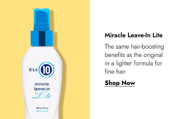 MIRACLE LEAVE-IN LITE - SHOP NOW