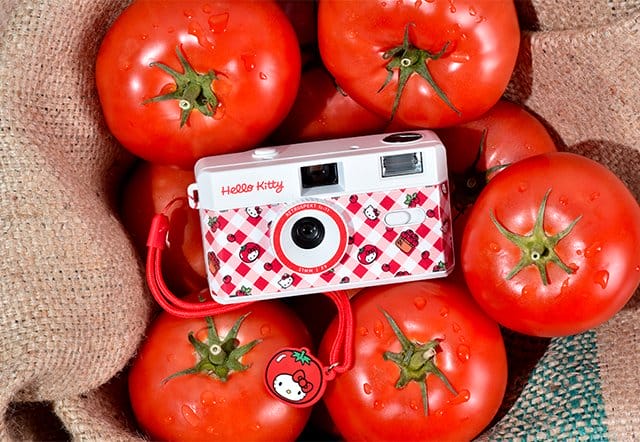 Image of Hello Kitty Tomatoes 35mm Camera.