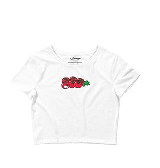 Hello Kitty Tomato Cropped Tee