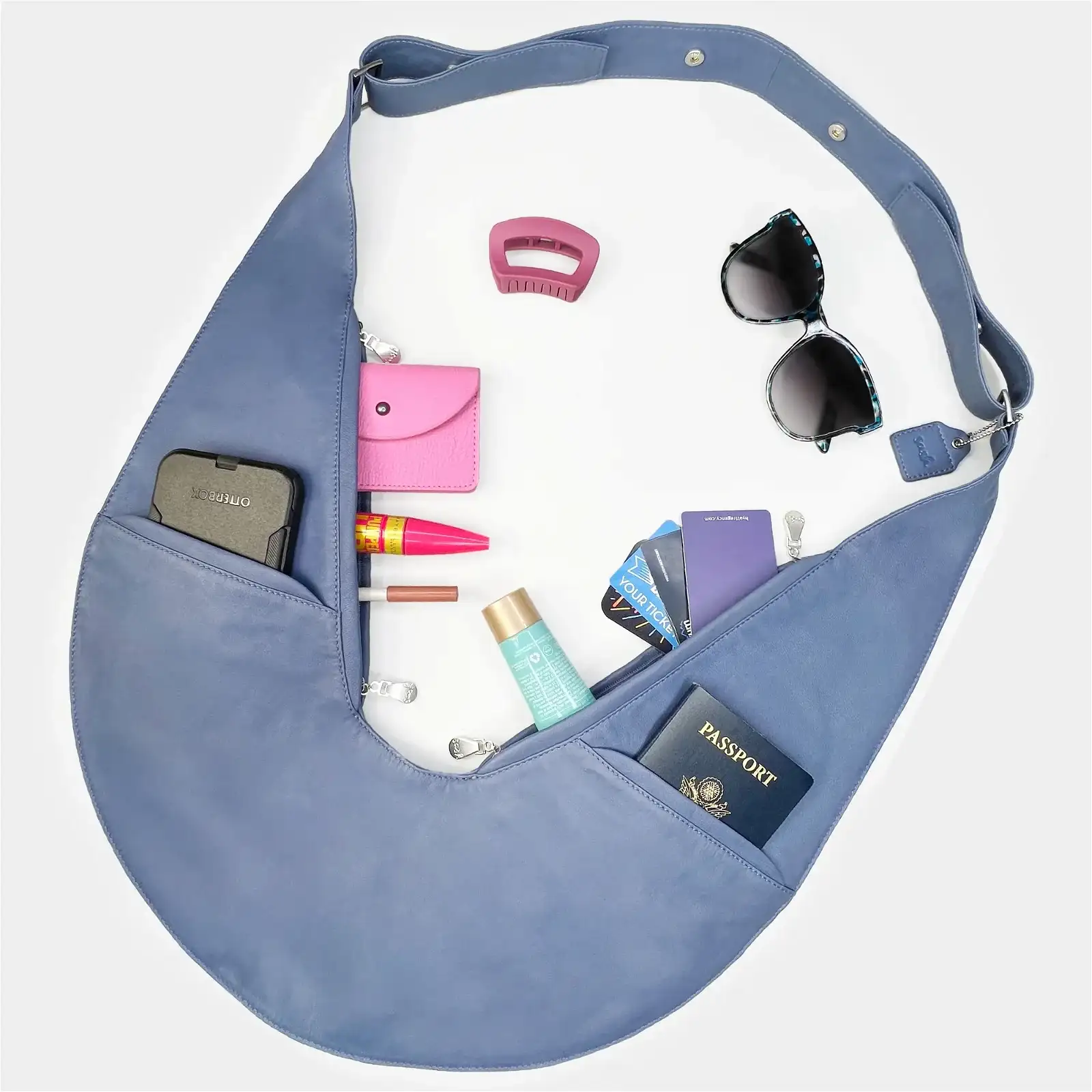 Image of Moonstone Leather Sash Bag