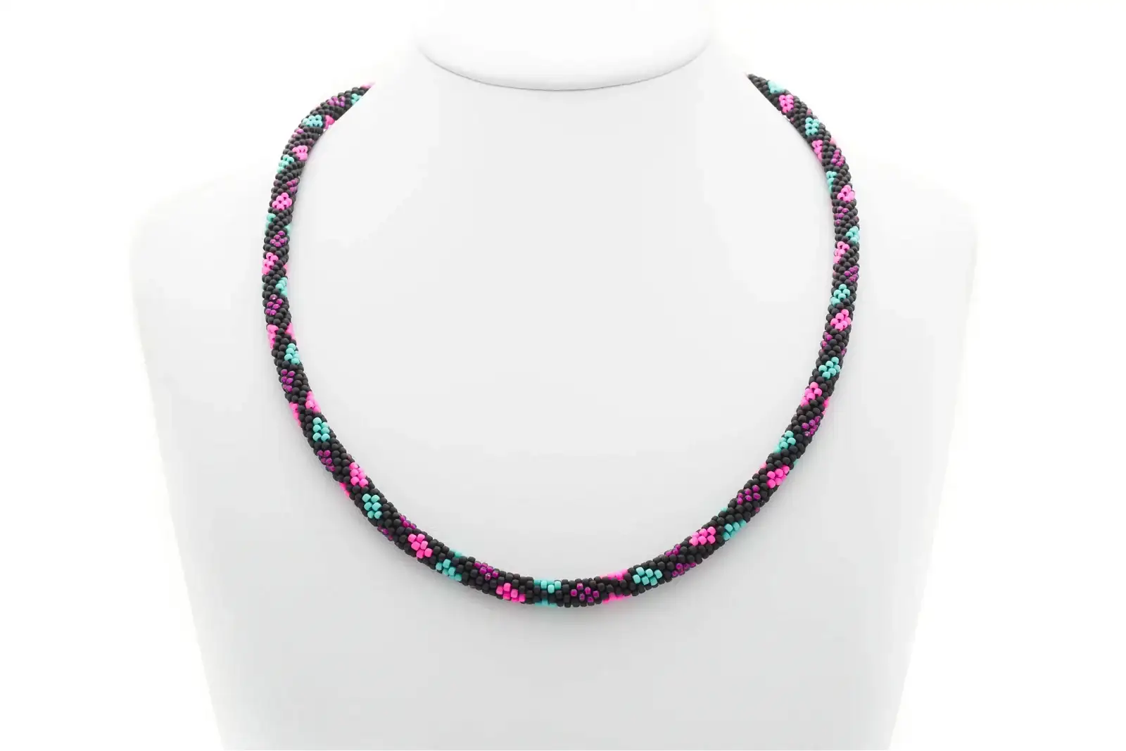 Image of Rebel Girl Necklace | Glass Bead Necklace