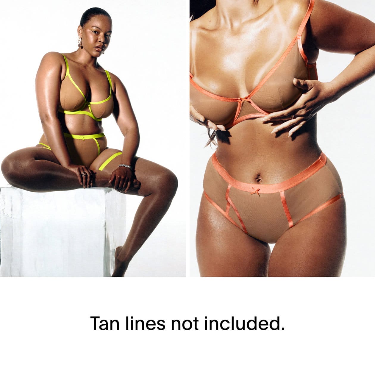 Tan lines not included. 