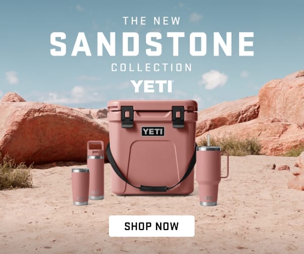 Shop YETI The New Sandstone Collection.