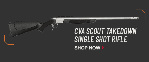 Shop CVA Scout Takedown Stainless Single Shot Rifle with Muzzle Brake