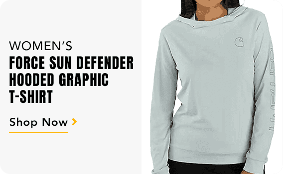 Shop Women's Force Sun Defender Lightweight Long-Sleeve Hooded Graphic T-Shirt