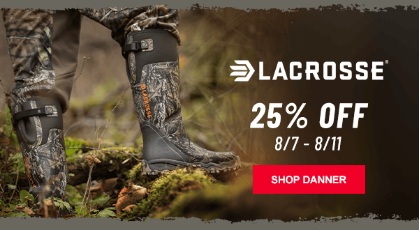 Shop 25% off LaCrosse Boots