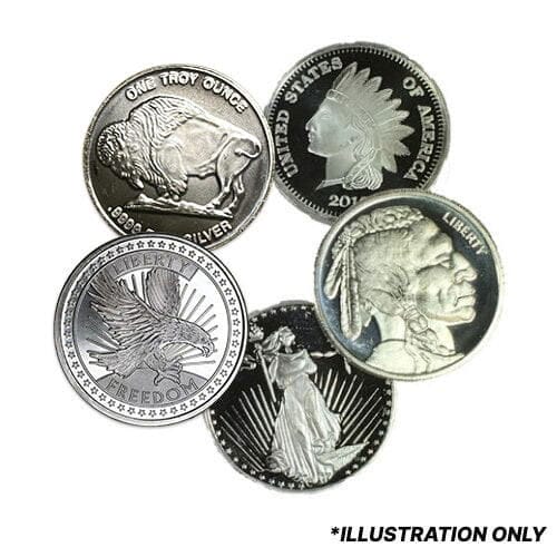 Image of 1 oz Silver Rounds<br>Design Our Choice