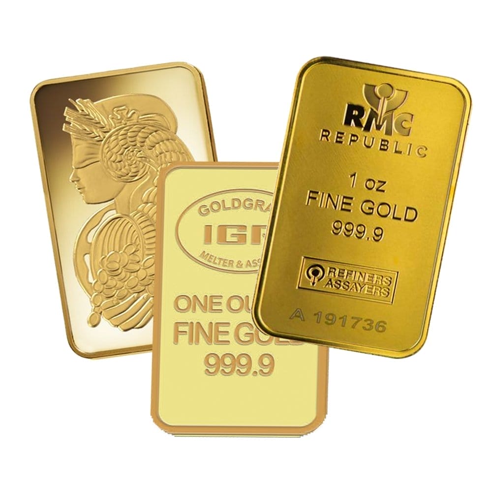 Image of 1 oz Gold Bars - Design Our Choice