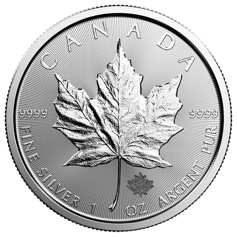 Image of 1 oz Canadian Silver Maple Leaf Coins - Random Year