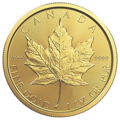 Image of 1 oz Canadian Gold Maple Leaf Coins - Random Year