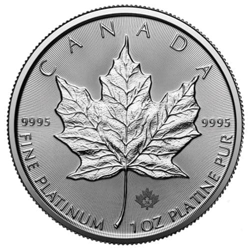 Image of 2024 1 oz Canadian Platinum Maple Leaf Coin BU