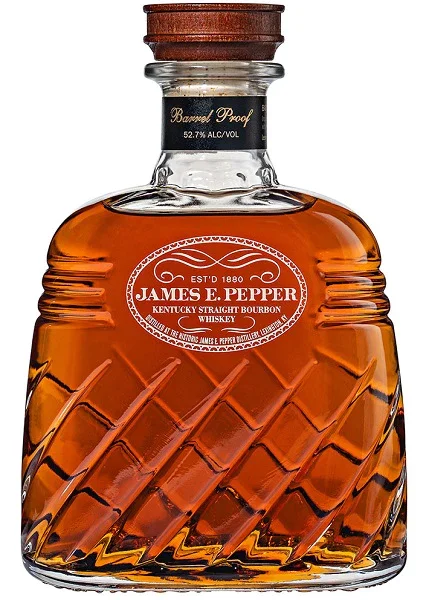 Image of James E. Pepper Decanter Barrel Proof Straight Bourbon Whiskey