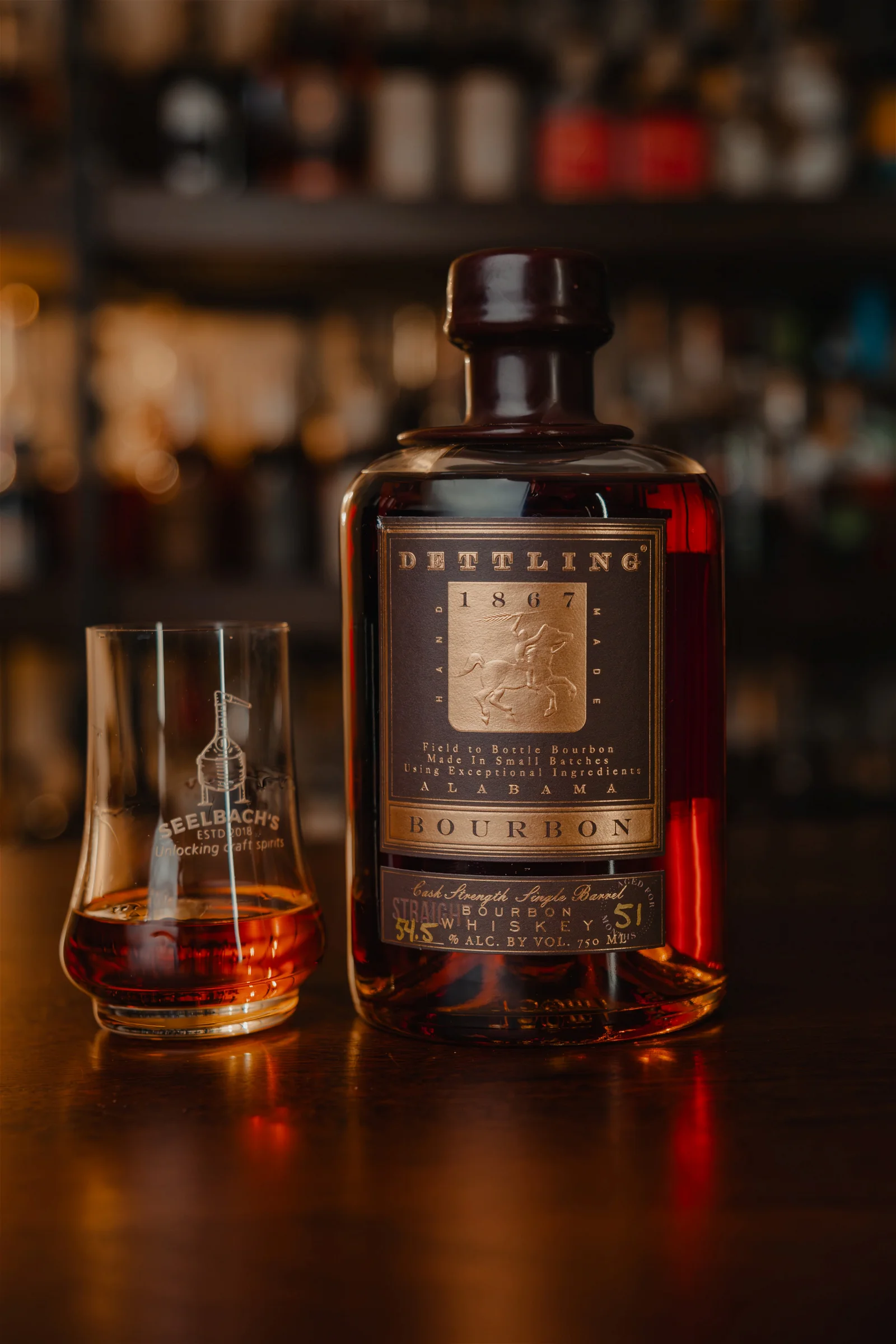 Image of Dettling 1867 Single Barrel Cask Strength Straight Bourbon Whiskey