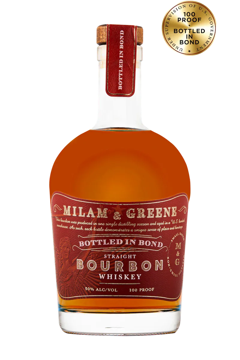 Image of Milam and Greene Bottled in Bond 4yr 100 proof