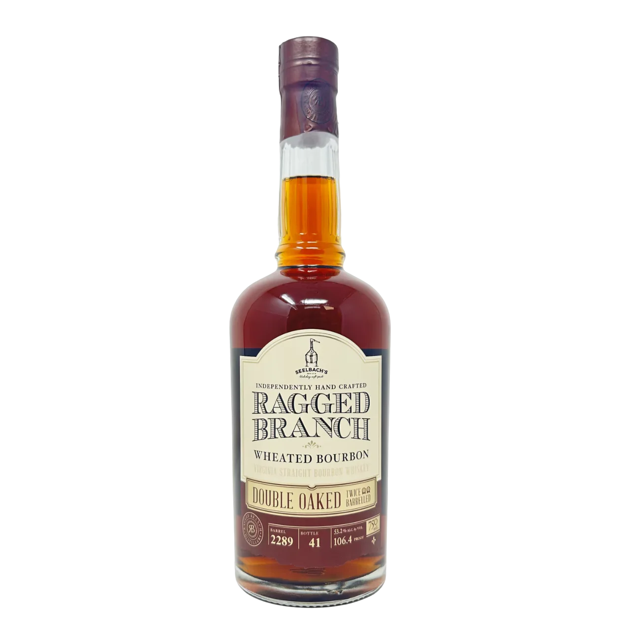 Image of Ragged Branch 7-Year Wheated Double Oaked Bourbon Selected by Seelbach's