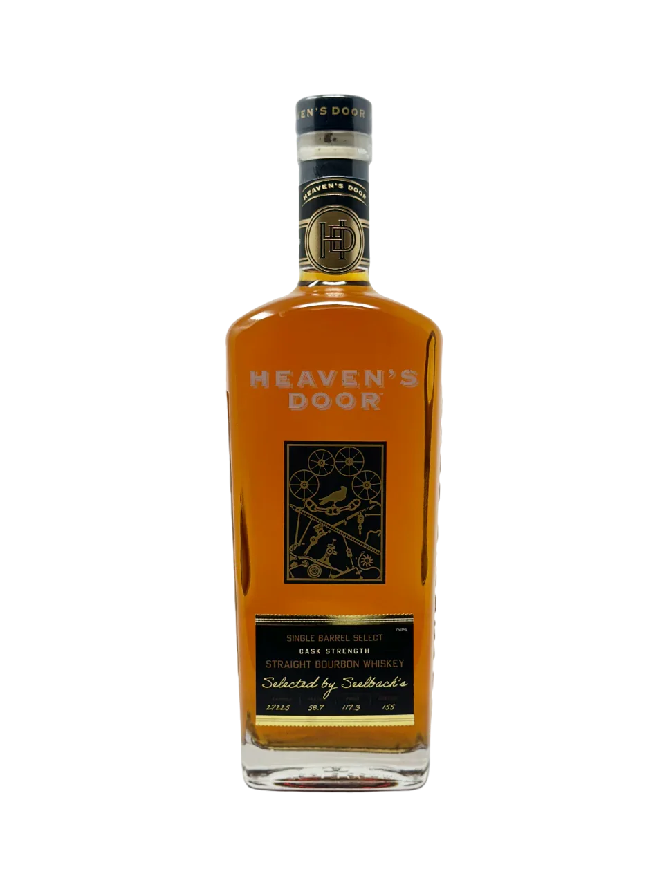 Image of Heaven's Door Single Barrel Bourbon 117.3 Proof #27225 - Selected by Seelbach's