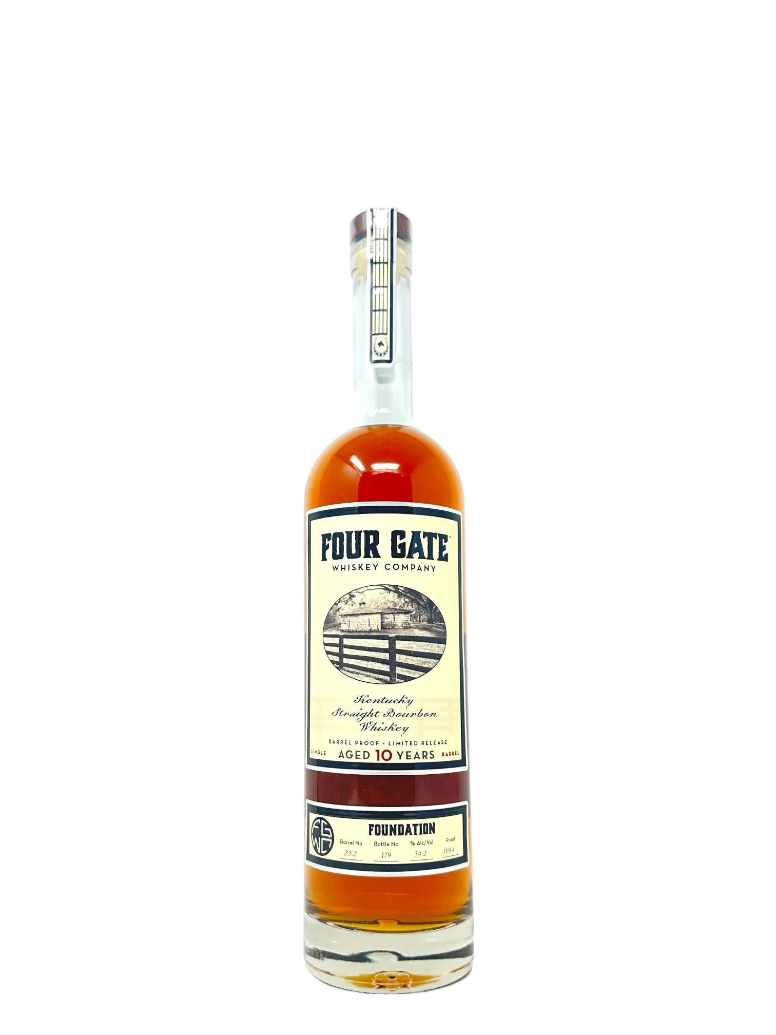 Image of Four Gate Whiskey Co. 10-Year "Foundation" Kentucky Straight Bourbon